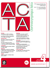 Cover of ACTA Otorhinolaryngologica Italica - Issue 4 - August 2018