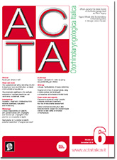 Cover of ACTA Otorhinolaryngologica Italica - Issue 6 - December 2018